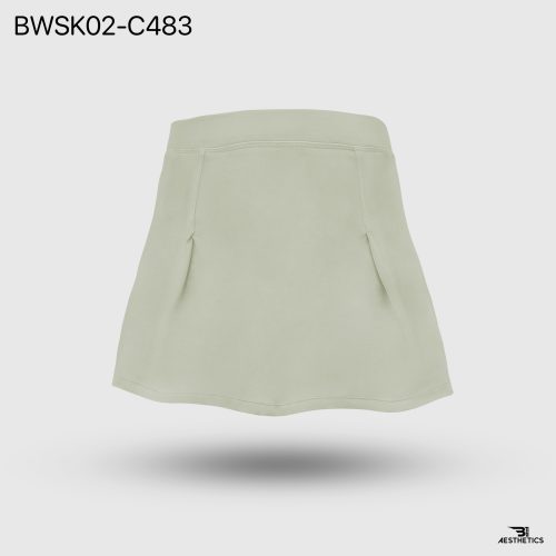 B1 Pale Green Tea Tennis Skirt