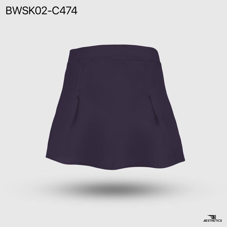 B1 Dark Purple Tennis Slirt