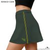Trekking Green Cord Contrast Tennis Skirt