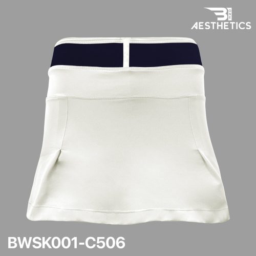 white netball skirt