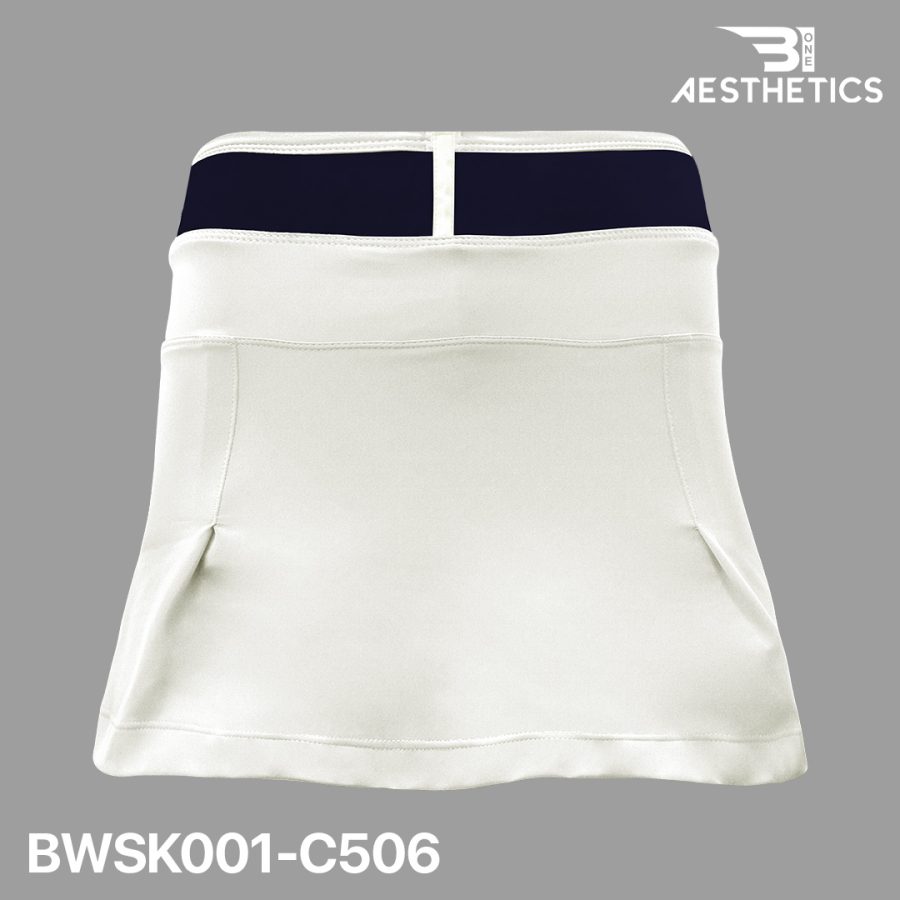 white netball skirt