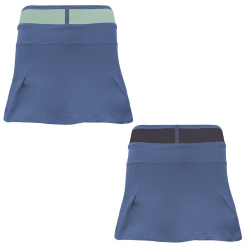 blue netball skirt