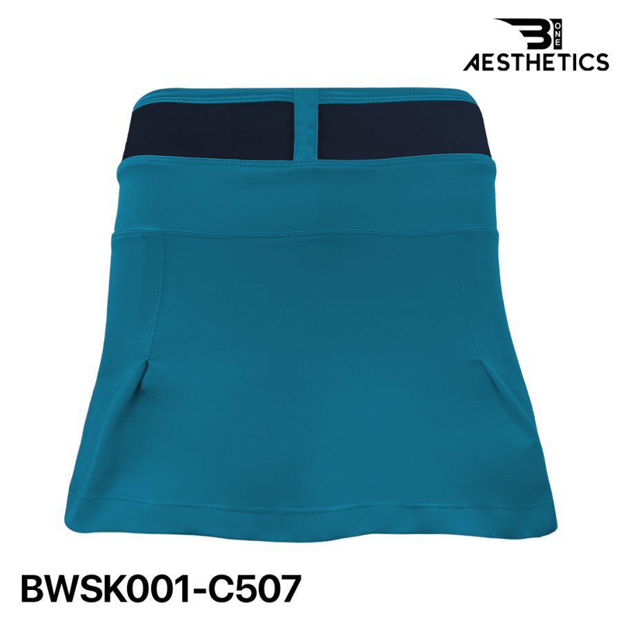 ocean boat blue netball skirt