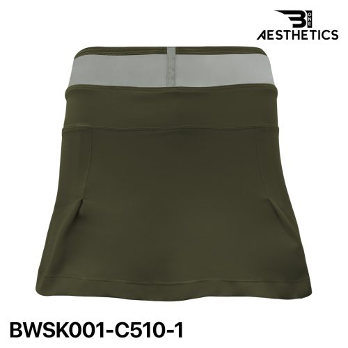 brown netball skirt