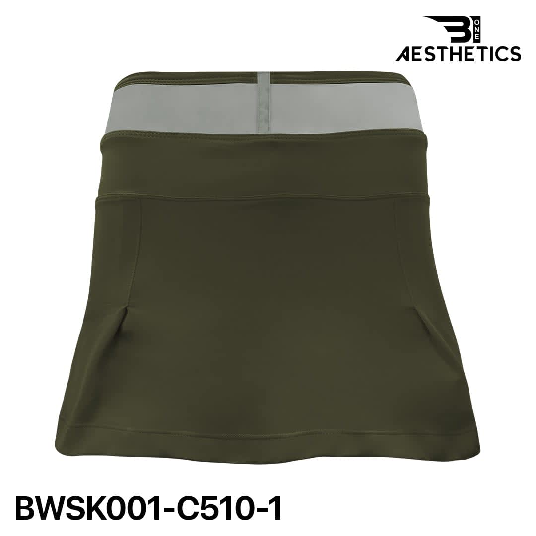 brown netball skirt