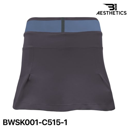 dark purple netball skirt