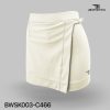 off white wrap skort