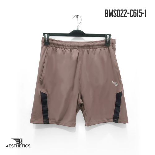 bazaar pink front contrast shorts