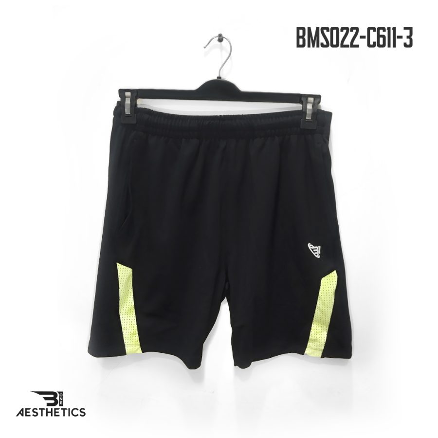 black front contrast shorts