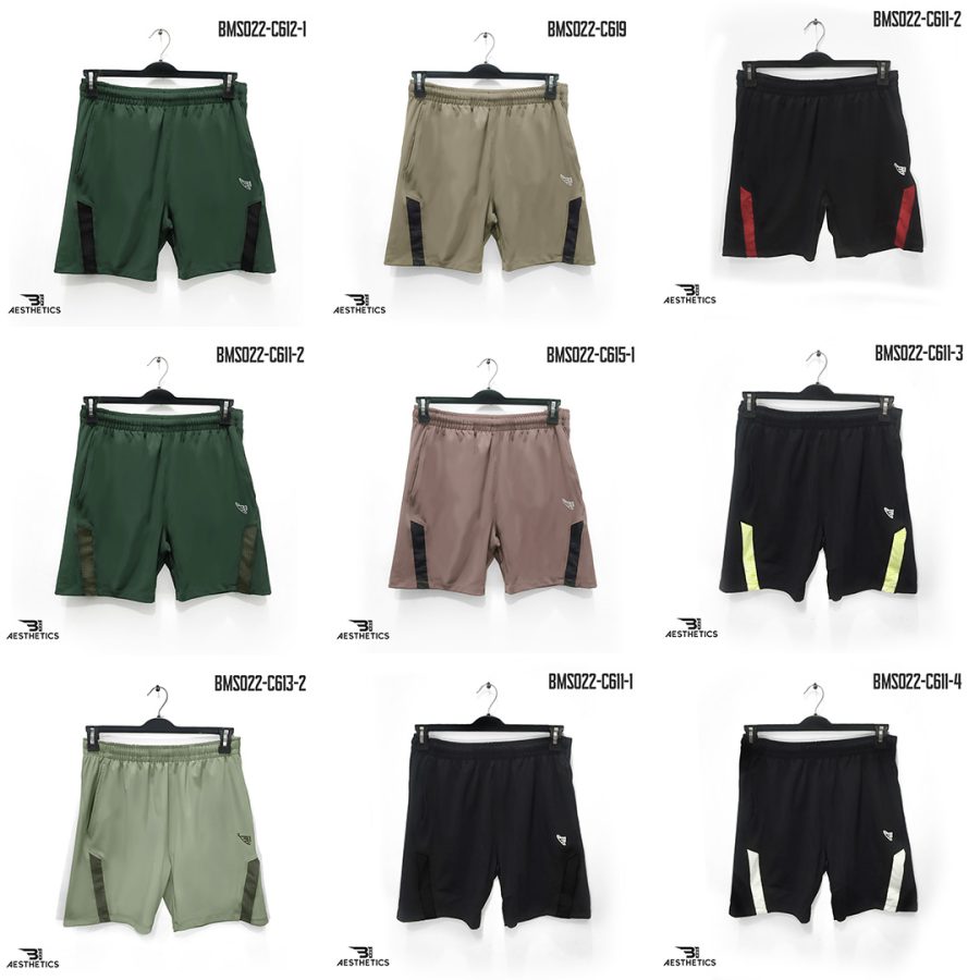 front contrast short collage