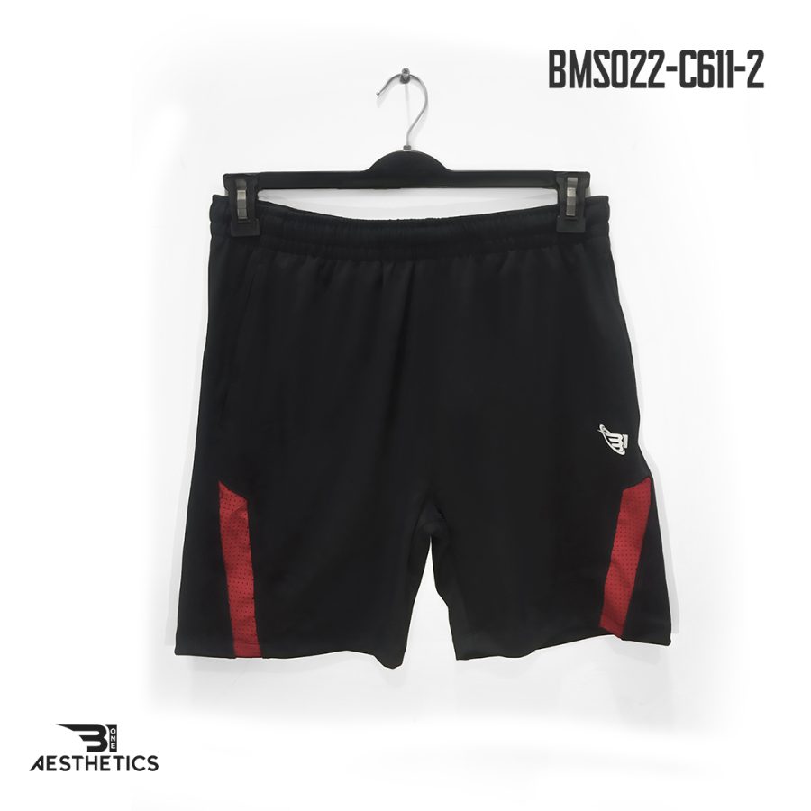 black front contrast shorts