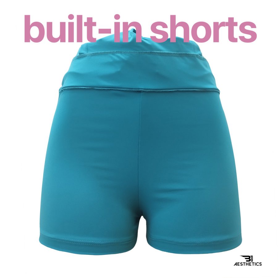built in shorts netball skirts