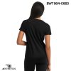 black women's crew neck t shirt