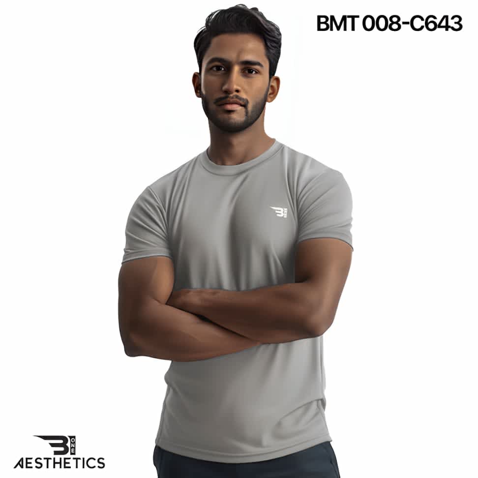 light grey men's crew neck t shirt