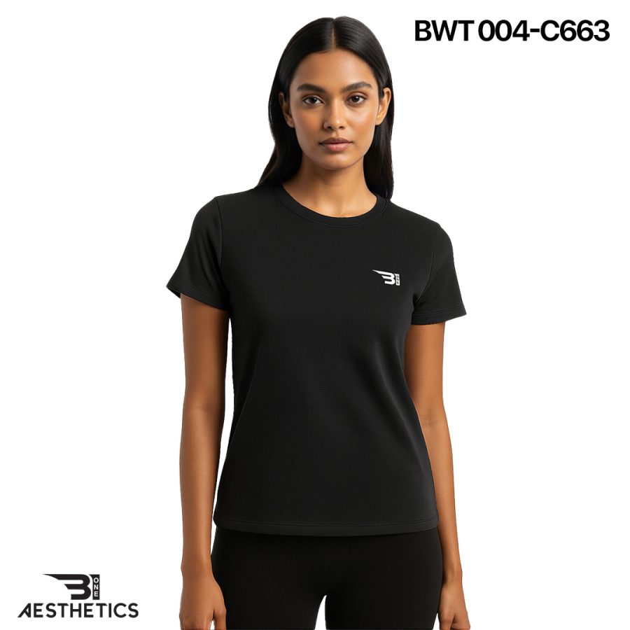 black women's crew neck t shirt