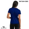 yale blue women's crew neck t shirt