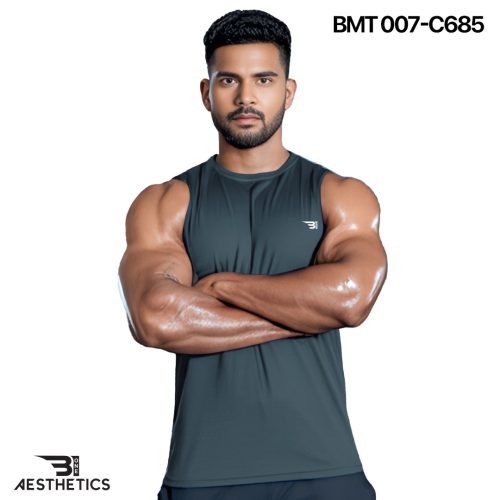 Men's Dark Gray Arm Cut
