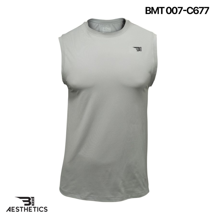 men's light gray arm cut