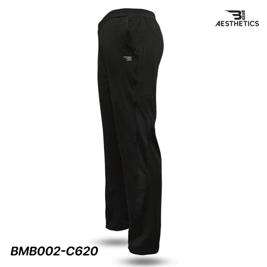 men's black track bottoms