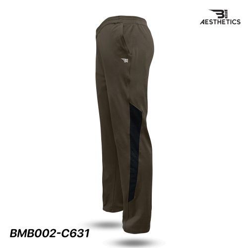 men's track bottoms - brown