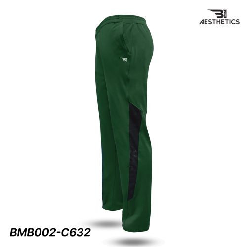 track bottoms - hunter green