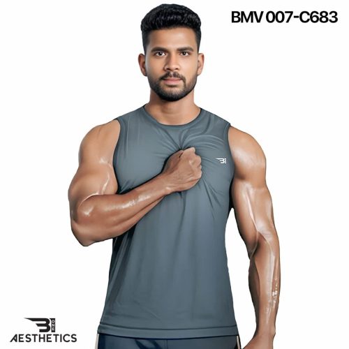 Men's Bluelish Grey Arm Cut