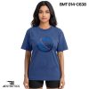 Women's Indigo Blue Crew Neck T-Shirt