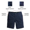 blue chino shorts