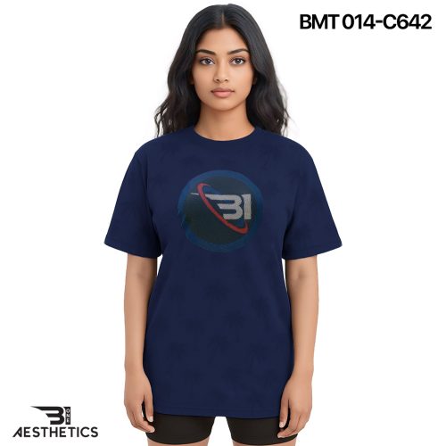 Women's Abyss Blue Crew Neck T-Shirt