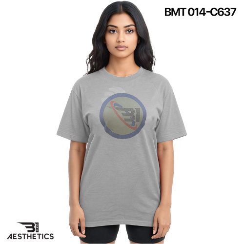 Women's Grey Crew Neck T-Shirt