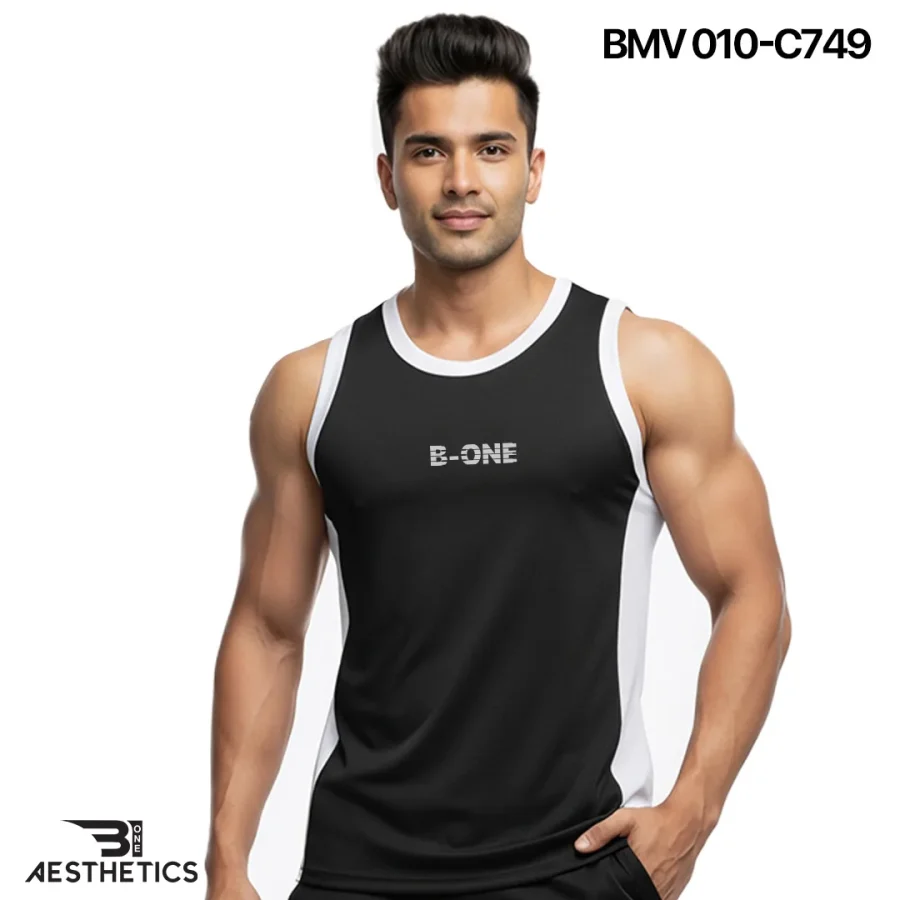 oversized tank top - black