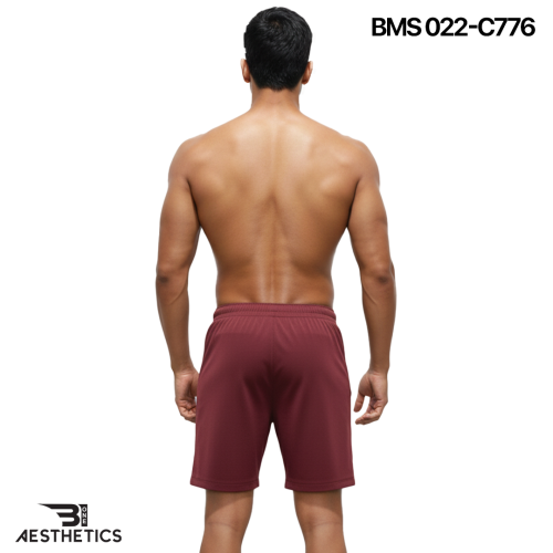 Men's Contrast Short  - Deep Claret