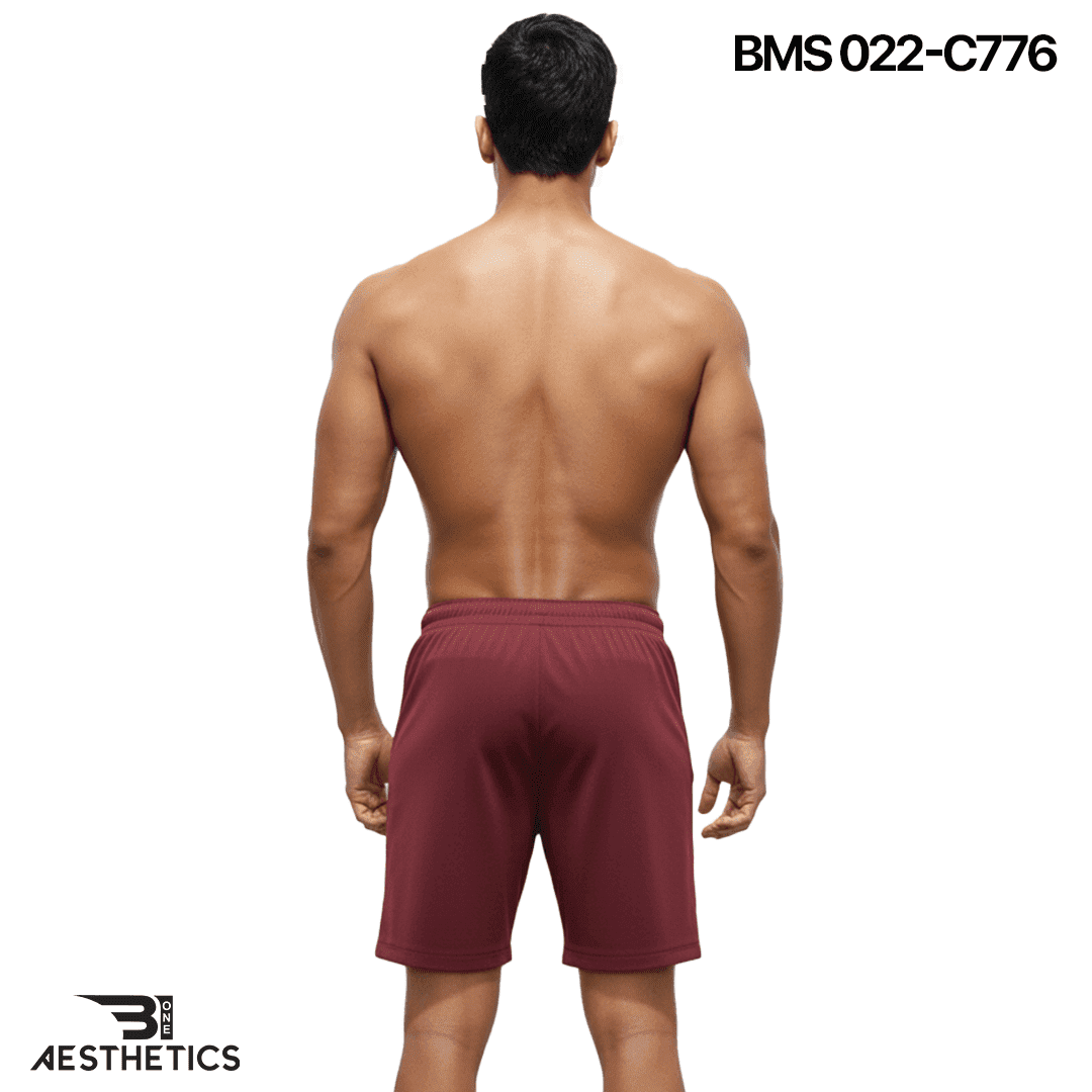 Men's Contrast Short - Deep Claret - Image 2