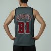 dark grey jersey back