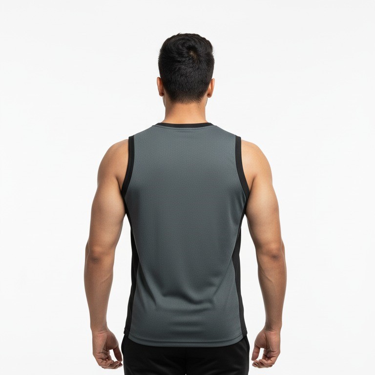 oversized tank top - grey