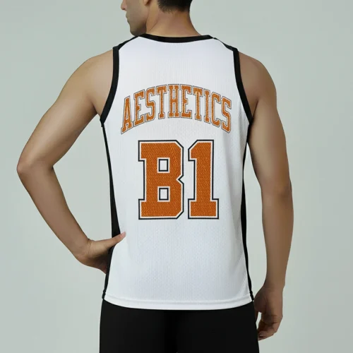 white orange jersey