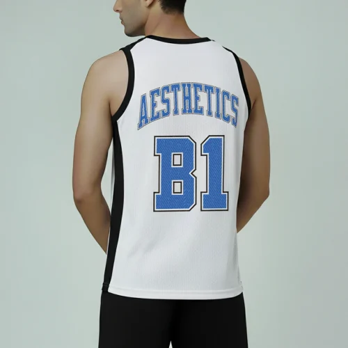 white blue jersey