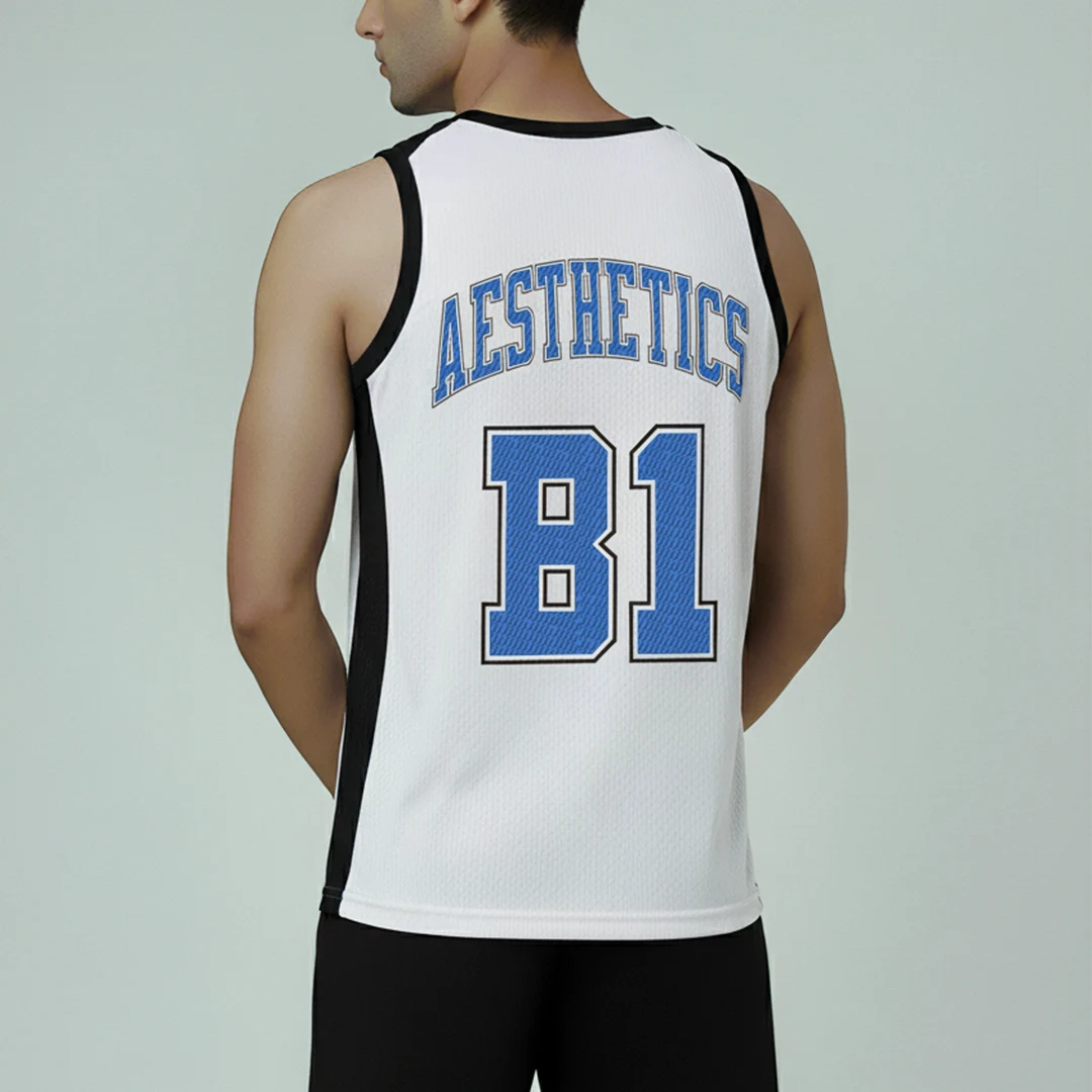 B1 Jersey Tank Top -  White - Image 2