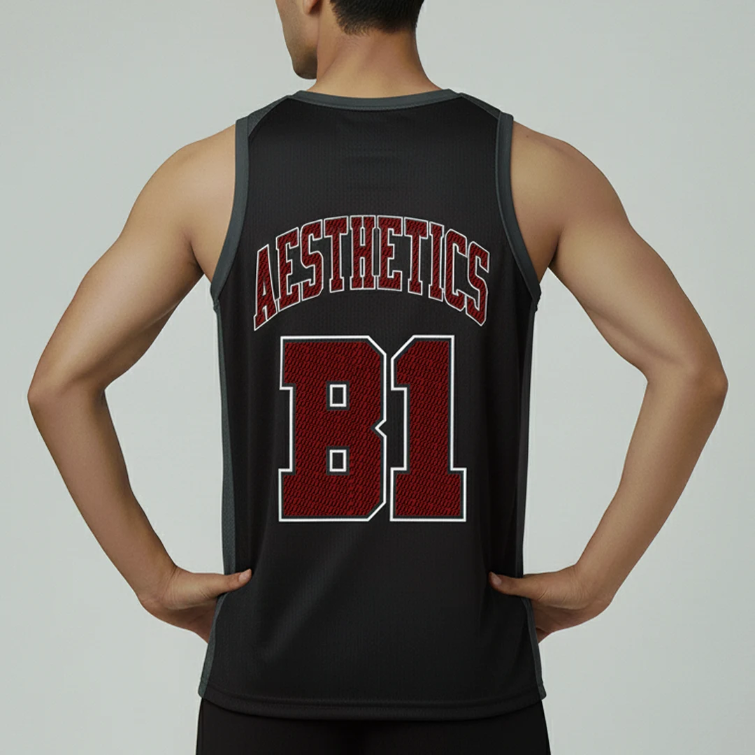B1 Jersey Tank Top -  Black - Image 3