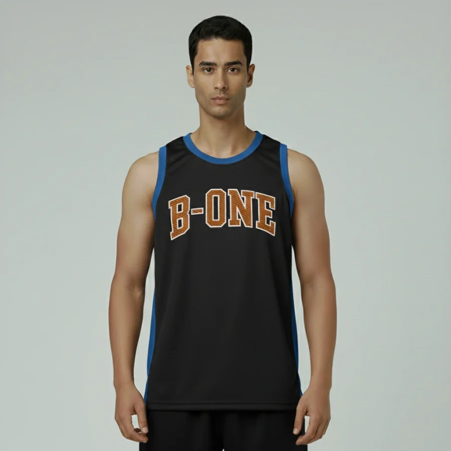 black orange blue