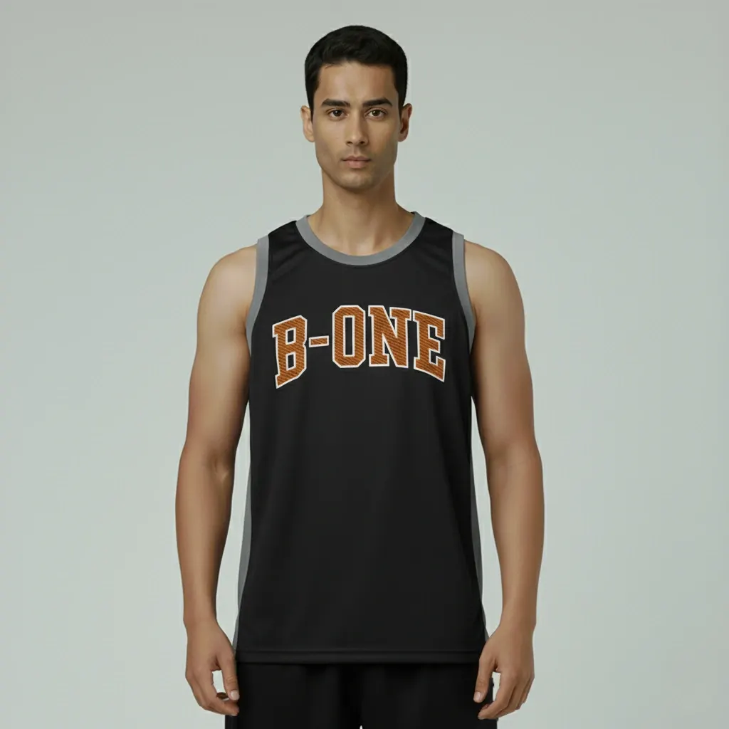 black orange light grey