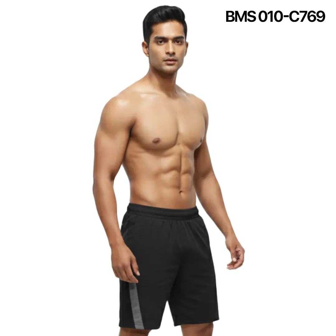 Men's Contrast Short  - Black - Image 4