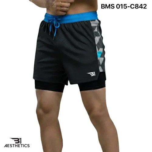 Running Short With Inner Tight - Black