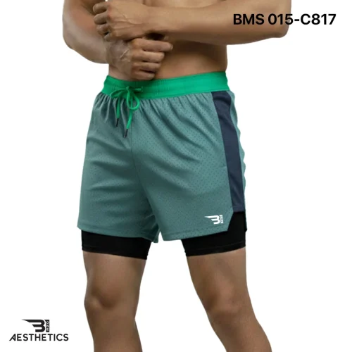 Running Short With Inner Tight - Teal