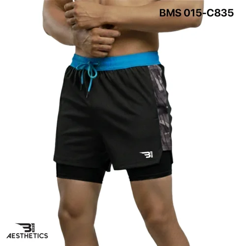 Running Short With Inner Tight - Black