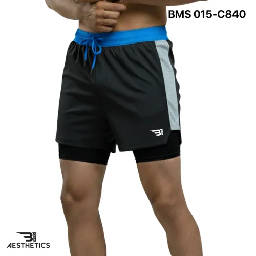 Running Short With Inner Tight - Black