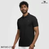 polo t-shirt - black
