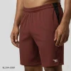side contrast short - maroon