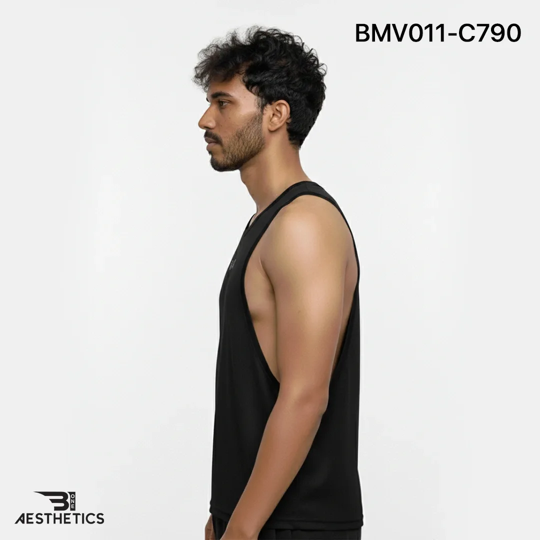 Gym Vest - Black - Image 2