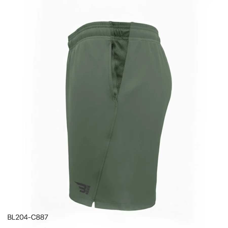side contrast short - artichoke green